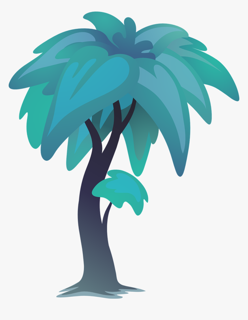 Tree, Art, Artwork, Trunk, Cartoon, Nature, Leaves, HD Png Download, Free Download