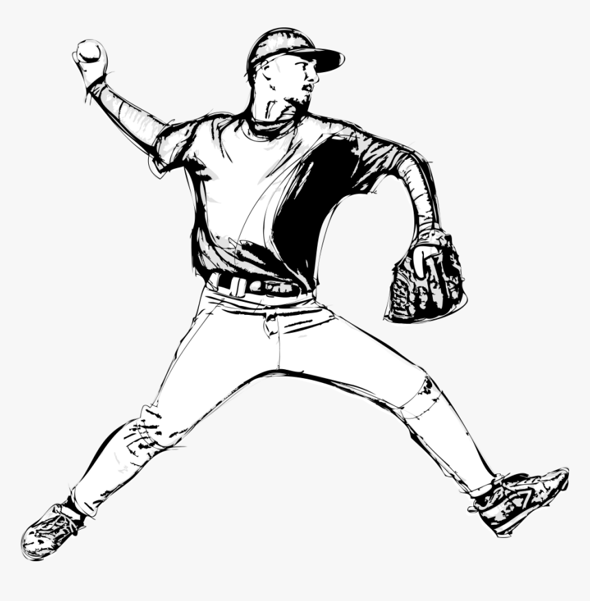 Mural Baseball Wall Decal Illustration, HD Png Download, Free Download