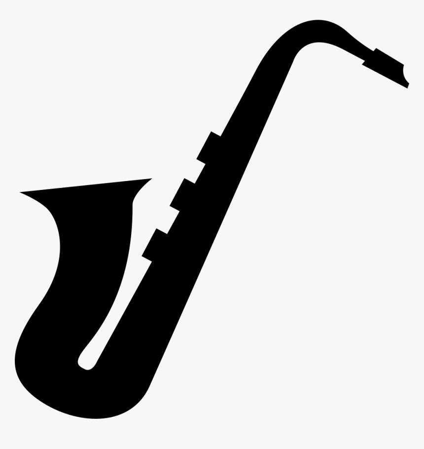 Saxophone Side View Silhouette, HD Png Download, Free Download