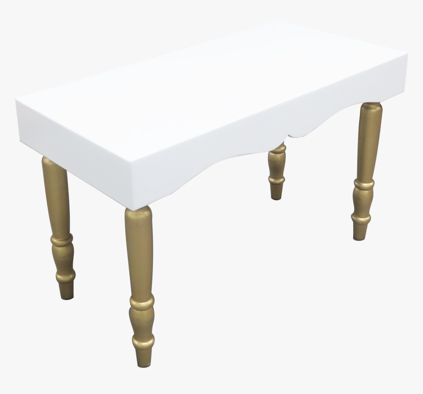 Avalon Curved Rectangular Gold Dining Table, HD Png Download, Free Download