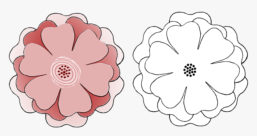 Flower Multi-choice 6 Petal S3 Template Clip Arts, HD Png Download, Free Download