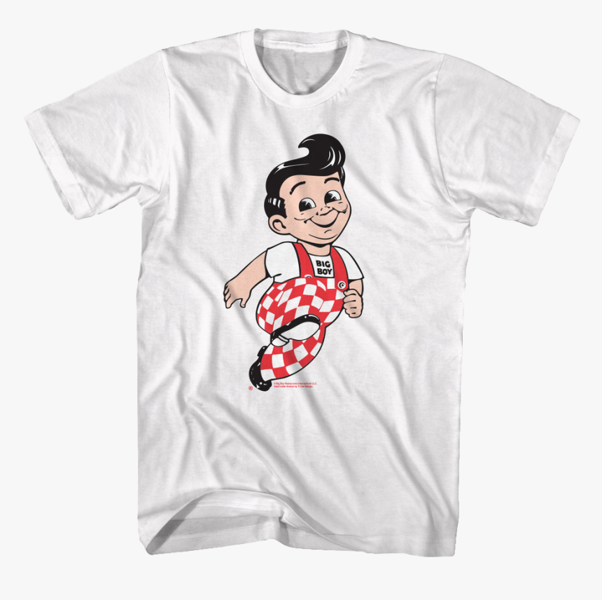 Bob"s Big Boy Mascot T-shirt - Fc Hollywood Shirt, HD Png Download, Free Download