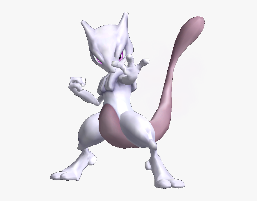 Ssbm Mewtwo Render By Machriderz-d56n4cd - Mewtwo Word, HD Png Download, Free Download