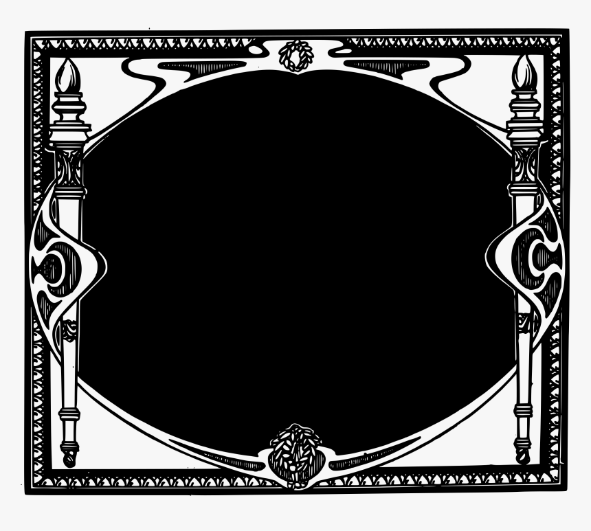 Torch Frame Clip Arts - Circle, HD Png Download, Free Download