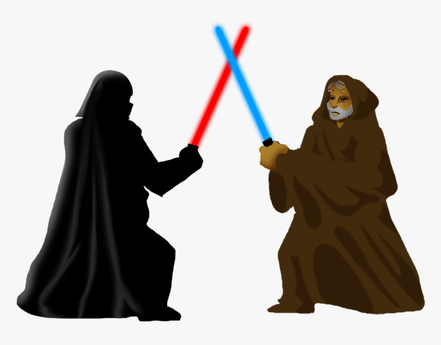 Obi Wan And Darth Vader Clipart, HD Png Download, Free Download