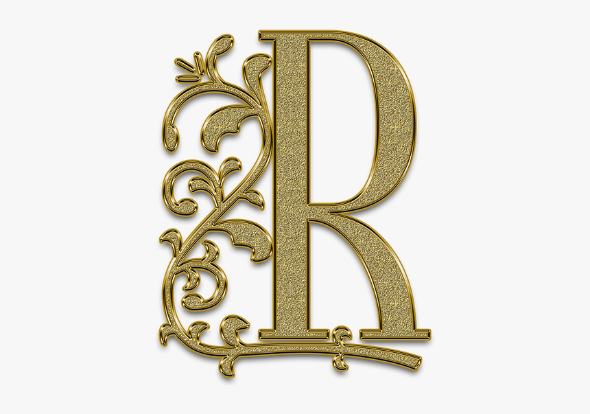 Gold Alphabet Letters Png, Transparent Png - kindpng