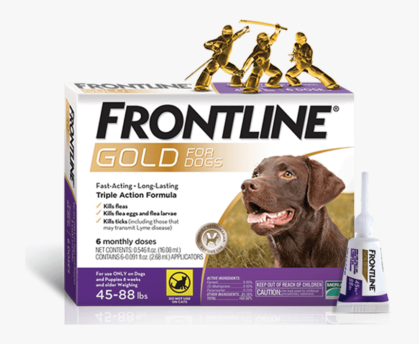 Product Box For Dogs - Frontline Gold For Dogs, HD Png Download, Free Download