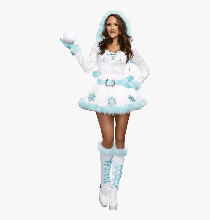 Snow Girl Christmas No Background Image Winter Wonderland Theme Outfit Hd Png Download Kindpng