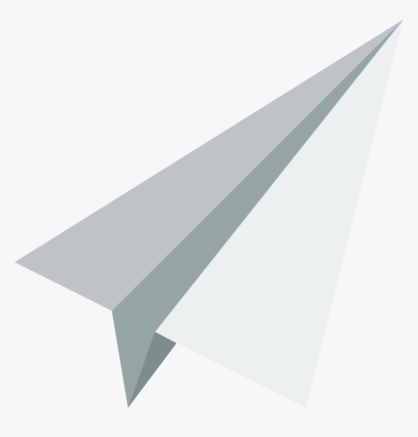 Paper Plane Icon - White Paper Plane Vector, HD Png Download, Free Download