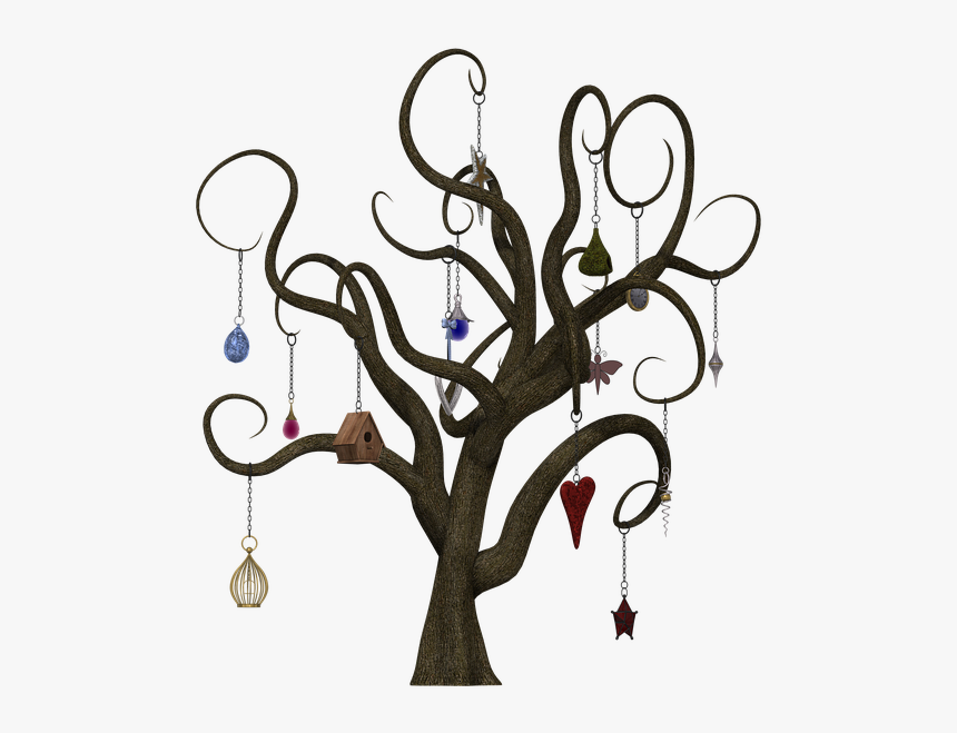 Tree, Fantasy, Fairy Tales, Leafless, Colorful - ต้นไม้ ที่ ไม่มี ใบ, HD Png Download, Free Download