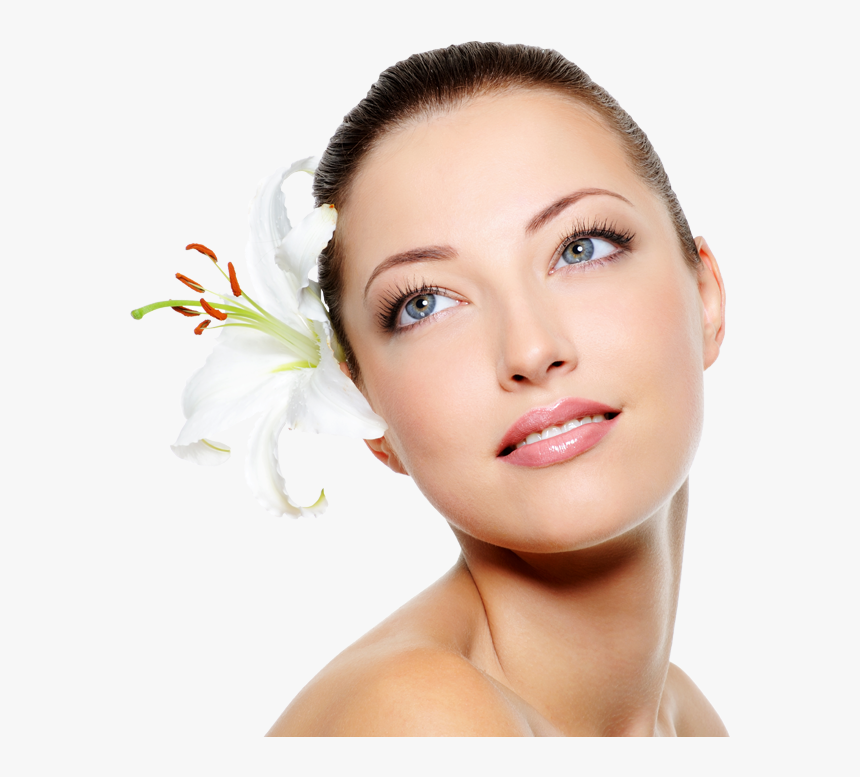 Woman Face With Flower, HD Png Download, Free Download