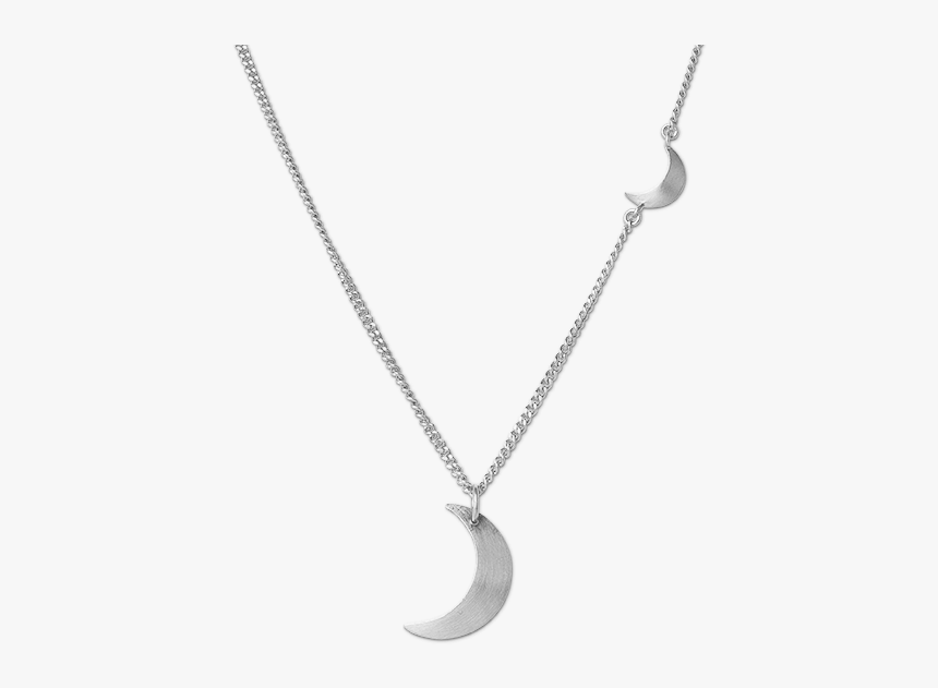 Combination Of Half Moon Necklace And Half Moon Pendant"
 - Png Transparent Moon Necklace, Png Download, Free Download