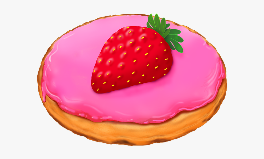 Cookies, Strawberry, Strawberries, Food, Sweets, Sweet - Strawberry, HD Png Download, Free Download