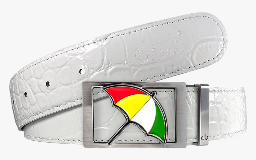 Arnold Palmer Crocodile Leather Belt In White - Belt, HD Png Download, Free Download