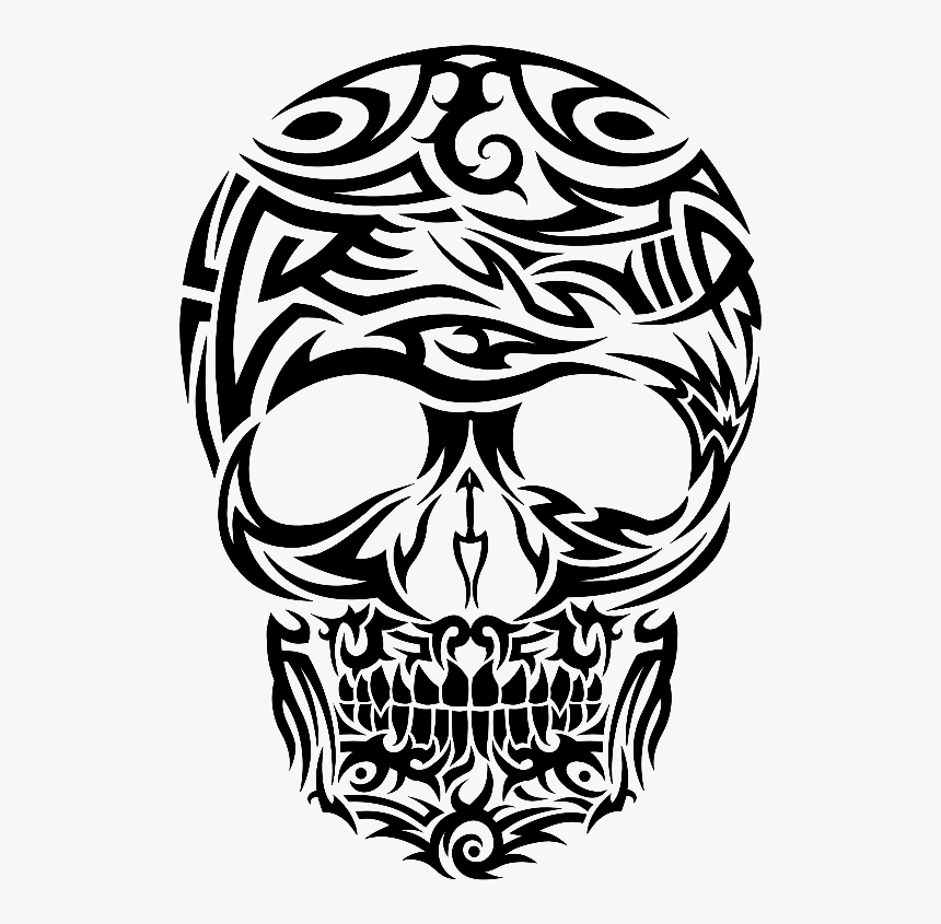Tattoo Tribal Skull Graphic by etinurhayati0586 · Creative Fabrica