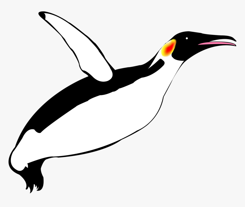 Penguin Flying Clip Art, HD Png Download, Free Download