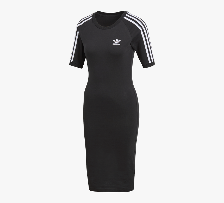 3 Stripes Png - Czarna Obcisla Sukienka Adidas, Transparent Png - kindpng