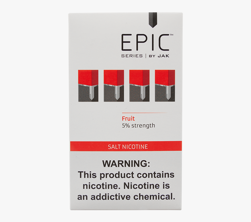 Jak Ecig Epic Pod Fruit Flavor"
 Class=, HD Png Download, Free Download