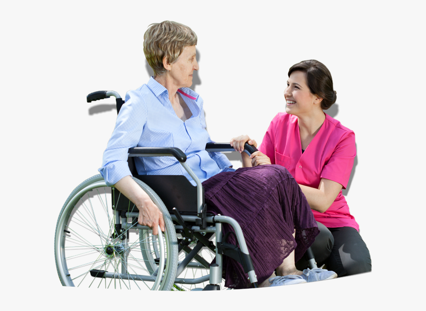 An Elderly In A Wheelchair Ta, HD Png Download, Free Download