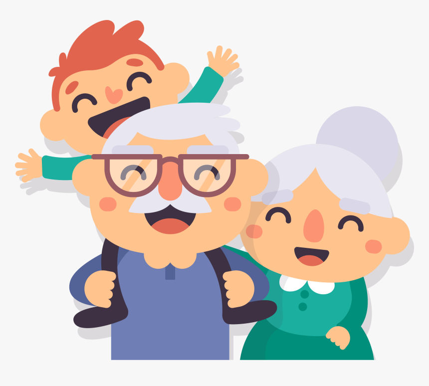 Grandparent Happy Three Transprent, HD Png Download, Free Download