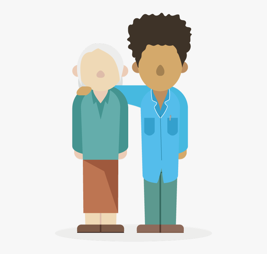 Elderly Illustration, HD Png Download, Free Download