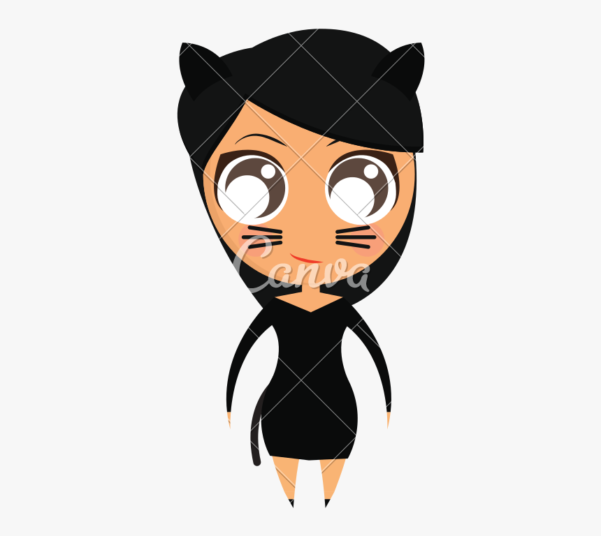 Isolated Catwoman Cartoon, HD Png Download, Free Download