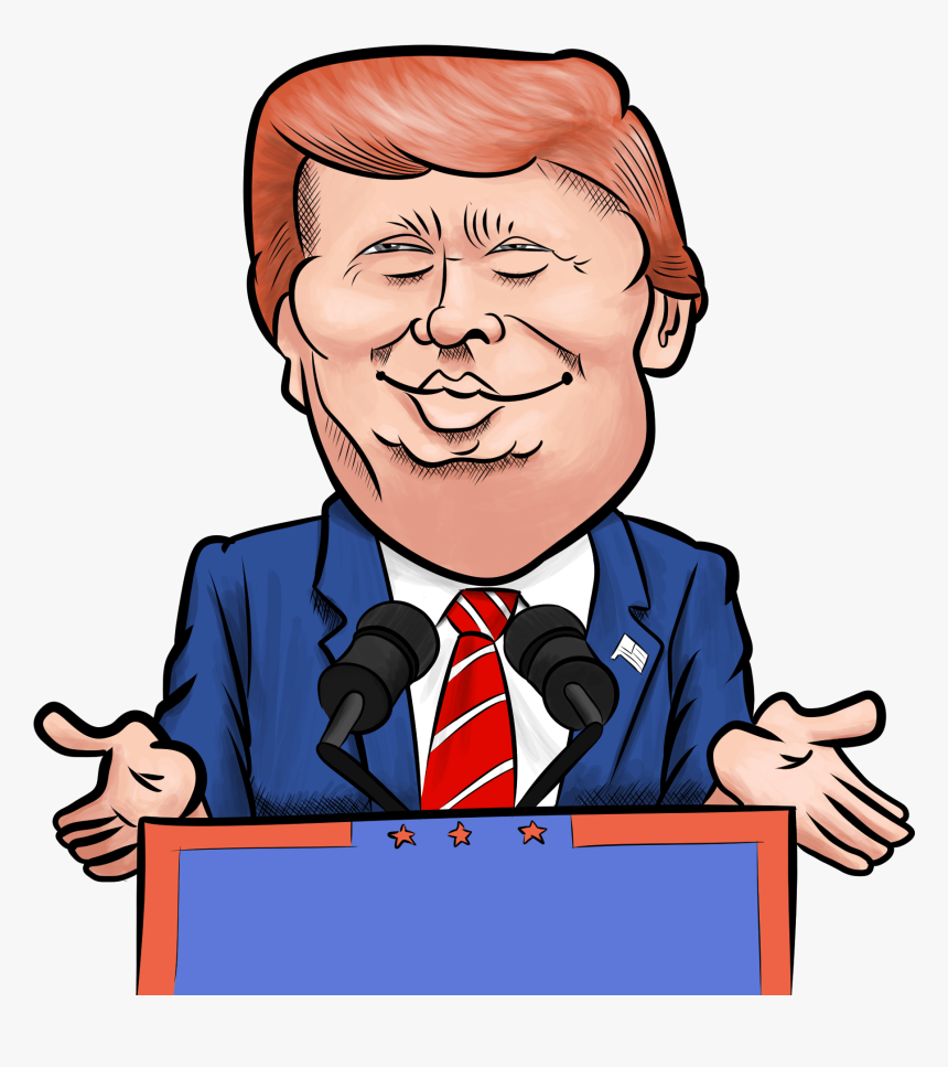 Donald Trump Podium T-shirt, HD Png Download, Free Download