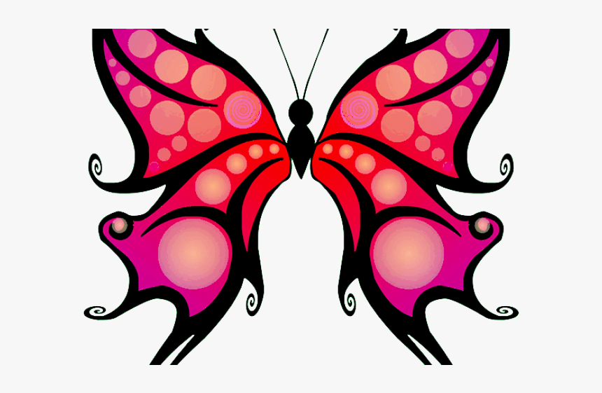 Red Butterfly Cliparts, HD Png Download, Free Download