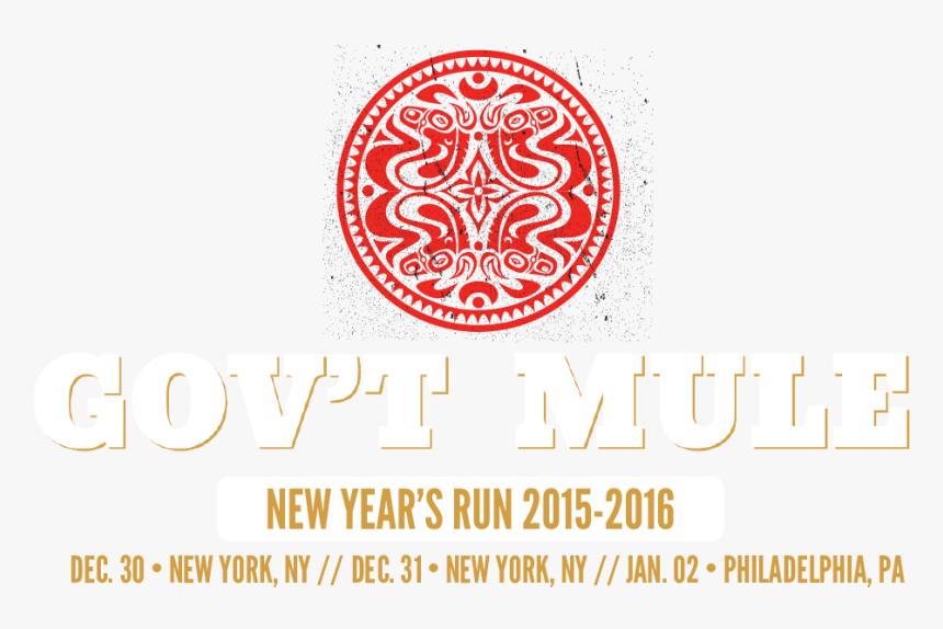 Gov’t Mule New Year’s Eve 2015-2016, HD Png Download, Free Download