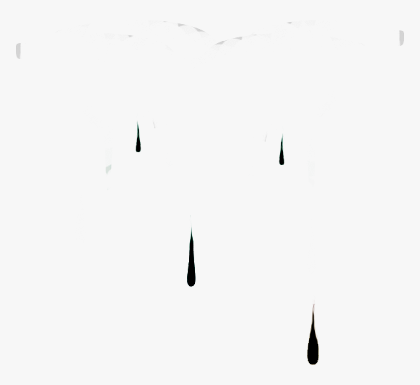 Ftestickers Rain Drop Black Splash Paint, HD Png Download, Free Download