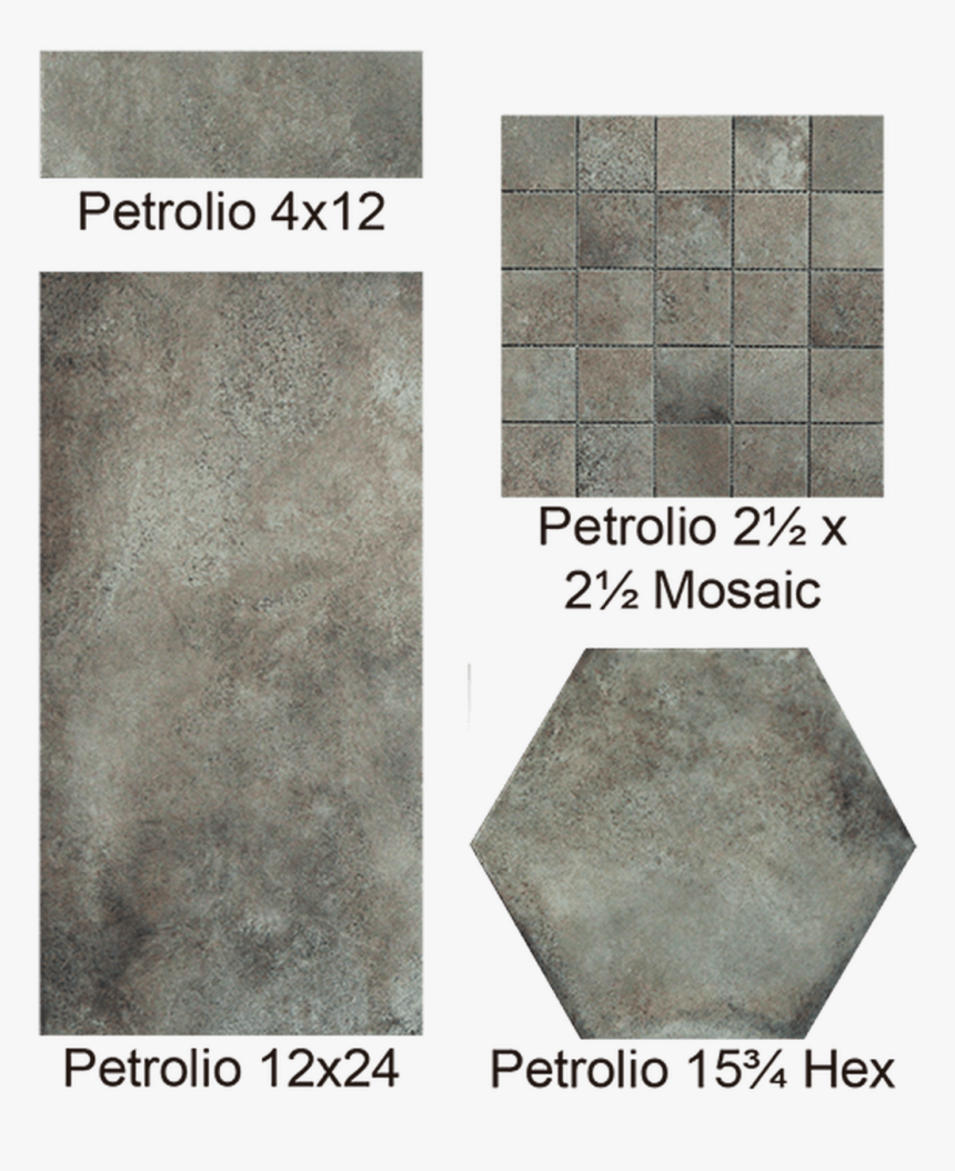 Castello Petrolio 12x24, Bullnose, 4x12, Hexagon Tiles,, HD Png Download, Free Download