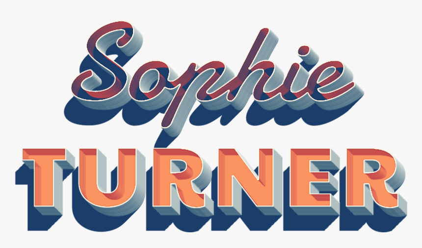 Sophie Turner 3d Letter Png Name, Transparent Png - kindpng