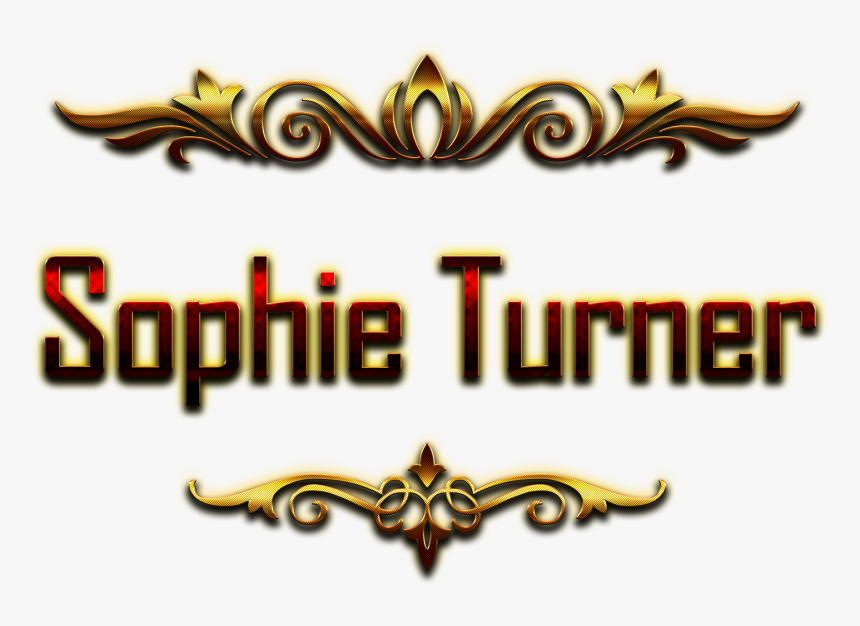 Sophie Turner Decorative Name Png, Transparent Png, Free Download