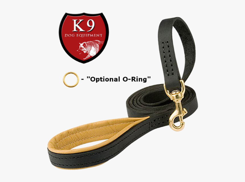 Leather K9 Leash With Padded Handle, HD Png Download, Free Download