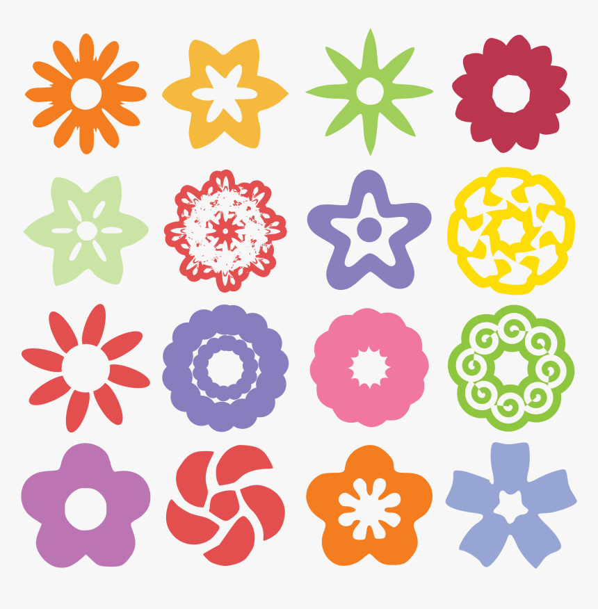 Flower Icons Clip Arts, HD Png Download, Free Download