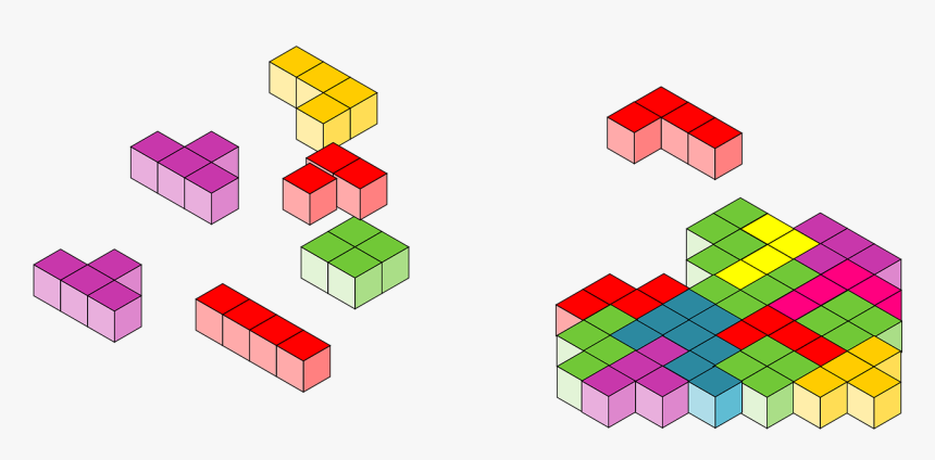 Tetris Blocks Png, Transparent Png, Free Download
