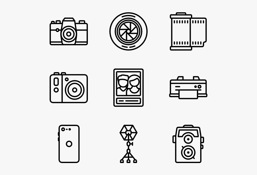 Photographer Icons Free And, HD Png Download, Free Download