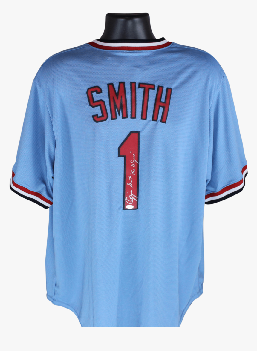 Ozzie Smith Autographed St Louis Cardinals Blue Majestic, HD Png Download, Free Download