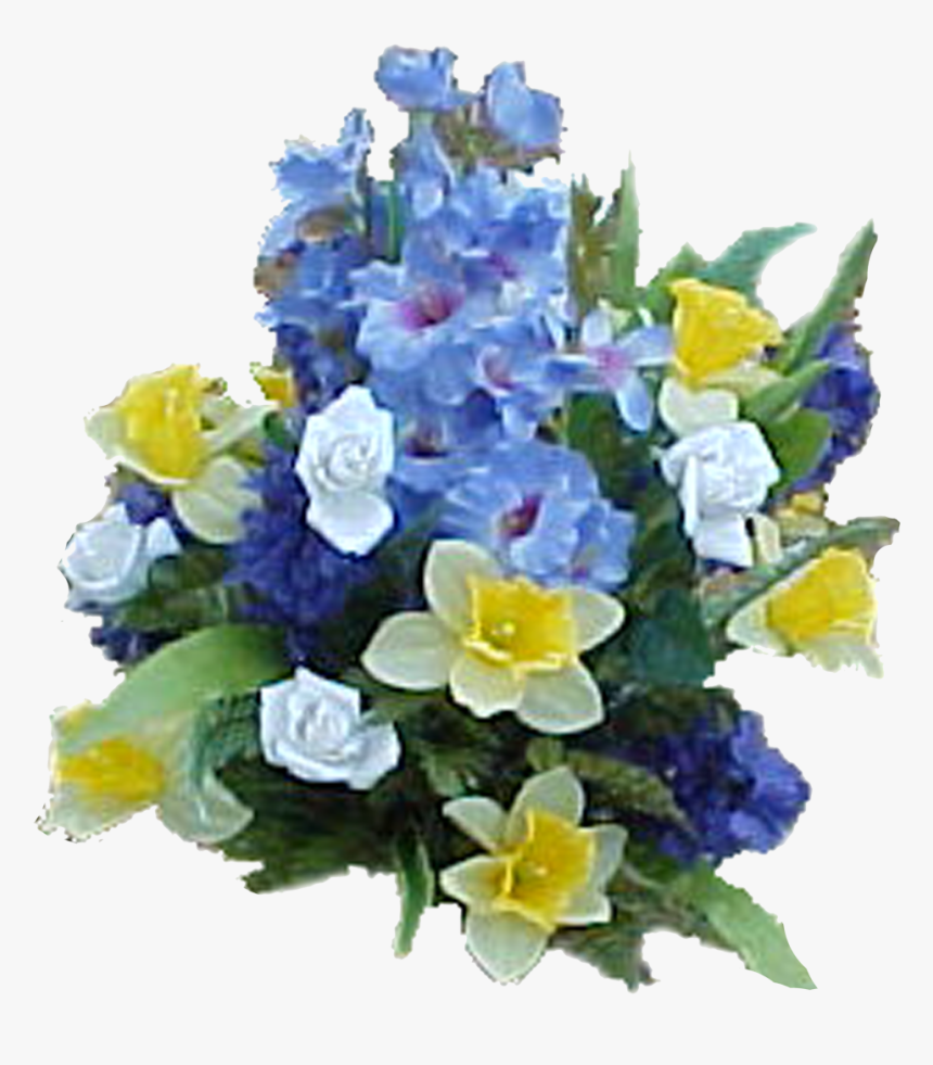 Blue Flower Arrangement Png , Png Download, Transparent Png, Free Download