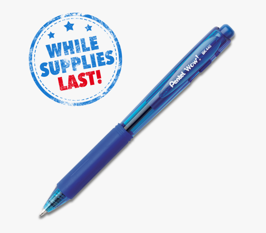 Wow Retractable Ballpoint Pen, HD Png Download, Free Download