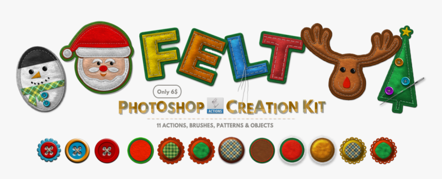 Felt Photoshop Actions, HD Png Download, Free Download