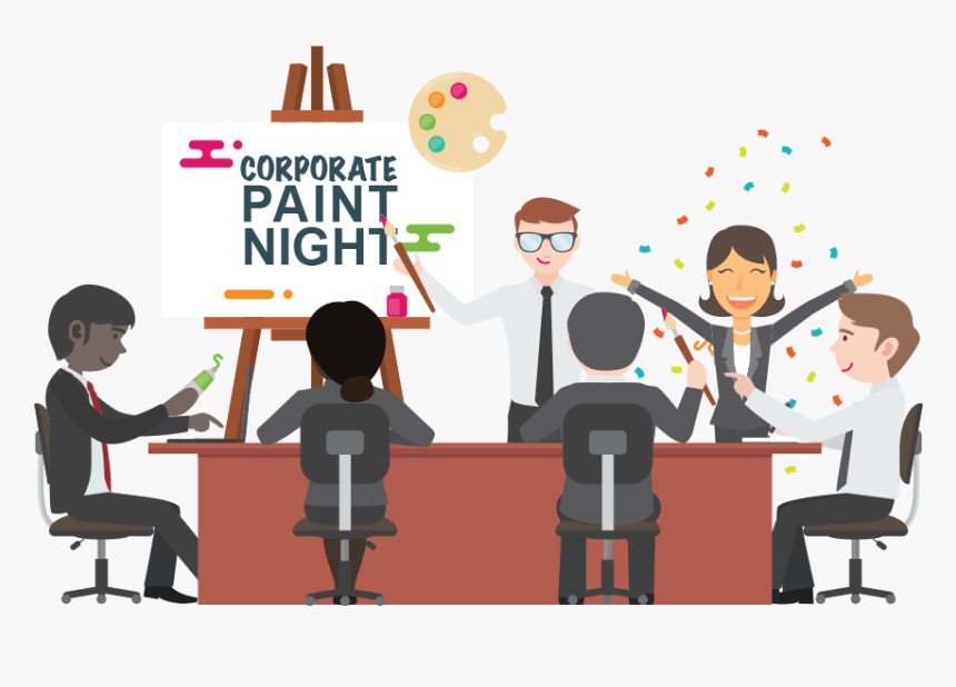 Fun Cartoon On A Creative Corporate Event To Spoil, HD Png Download, Free Download