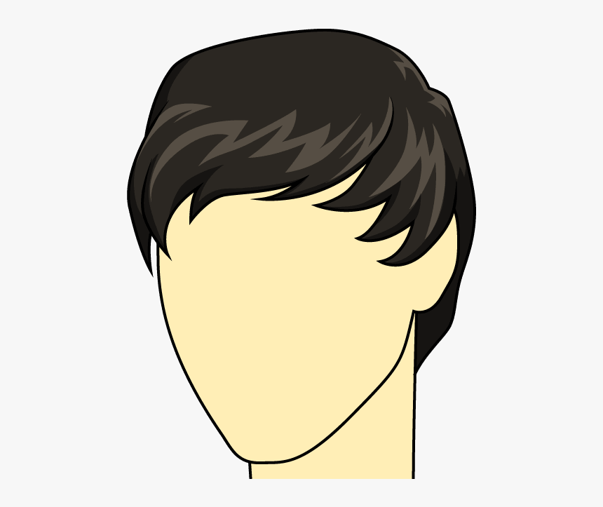 How To Draw Male Hairstyle, HD Png Download, Free Download