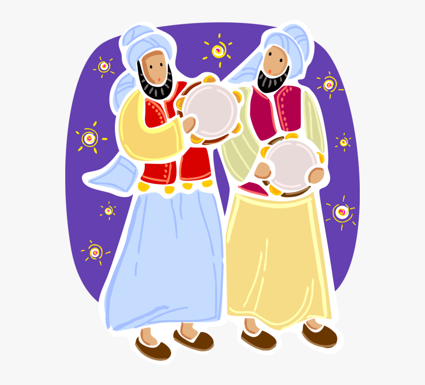 Vector Illustration Of Middle Eastern Muslim Men Play, HD Png Download, Free Download