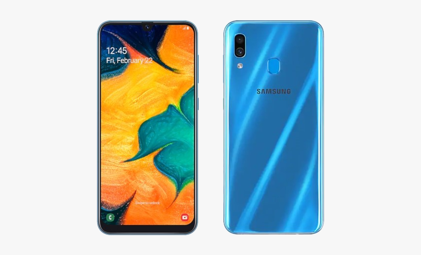 An Image Of Samsung Galaxy A30, HD Png Download, Free Download