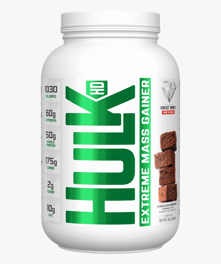 Perfect Sports Hulk Hd Weight Gainer 3lb / Chocolate, HD Png Download, Free Download