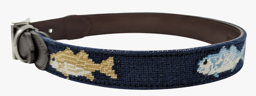 Nauticollar Fish Needlepoint Dog Collar Left, HD Png Download, Free Download