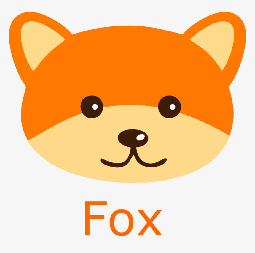 Fox Face Clipart Icon Cartoon, HD Png Download, Free Download