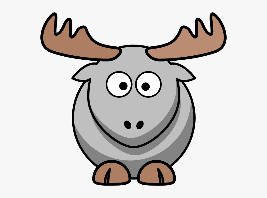 Download Grey Moose Cartoon Svg Clip Arts Hd Png Download Kindpng