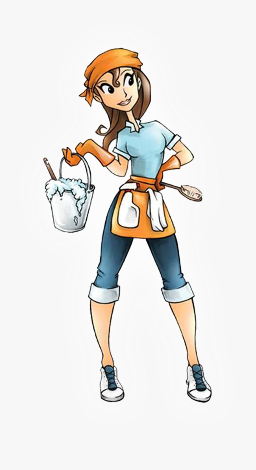 Cleaning Lady Clip Art, HD Png Download, Free Download